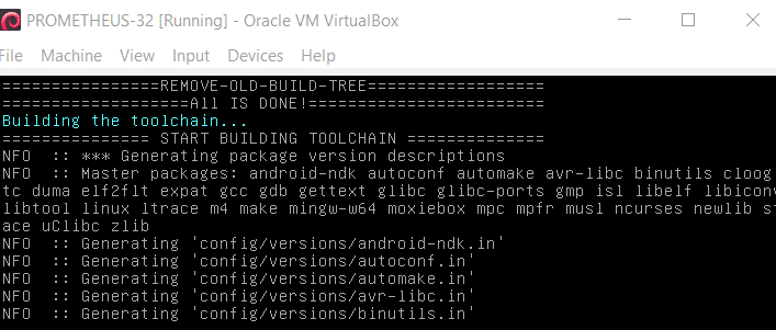 Prometheus - Build Toolchain